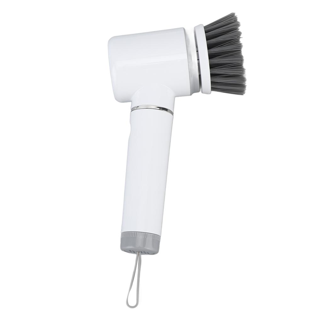 Electric Spin Scrubber Rechargeable 2 Speeds Cordless Cleaning Brush for Bathroom Kitchen Wall Dish