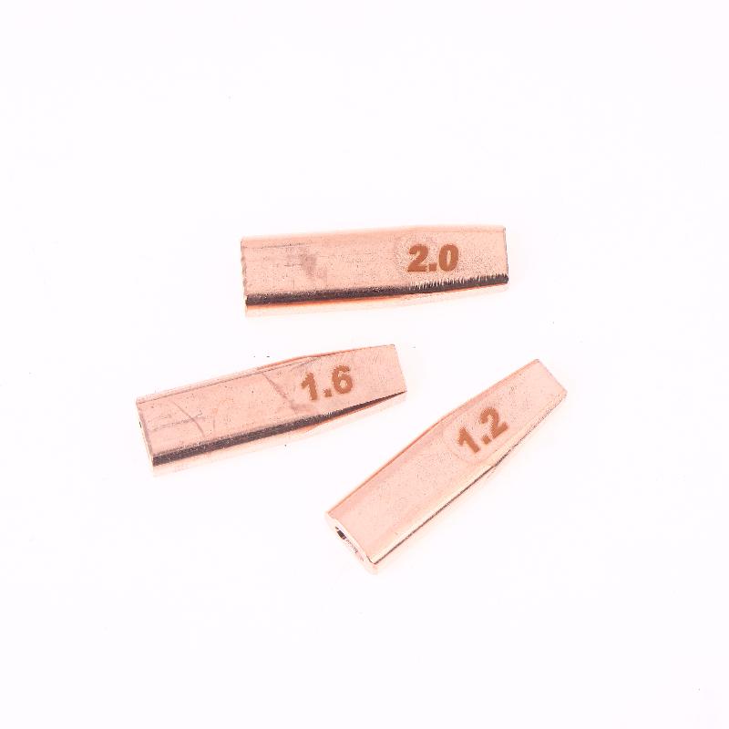 Double Single Wire Guide Nozzle Copper 1.2/1.6/2.0Mm For Laser Handheld Welding Head Machine Accessories