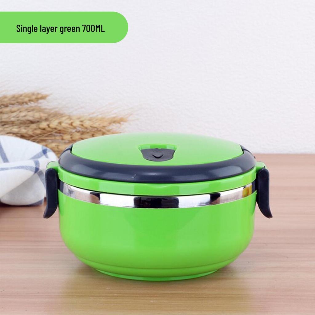 Versiegelte doppelwandige Edelstahl-Isolier-Lunchbox - Großes Fassungsvermögen für Schüler