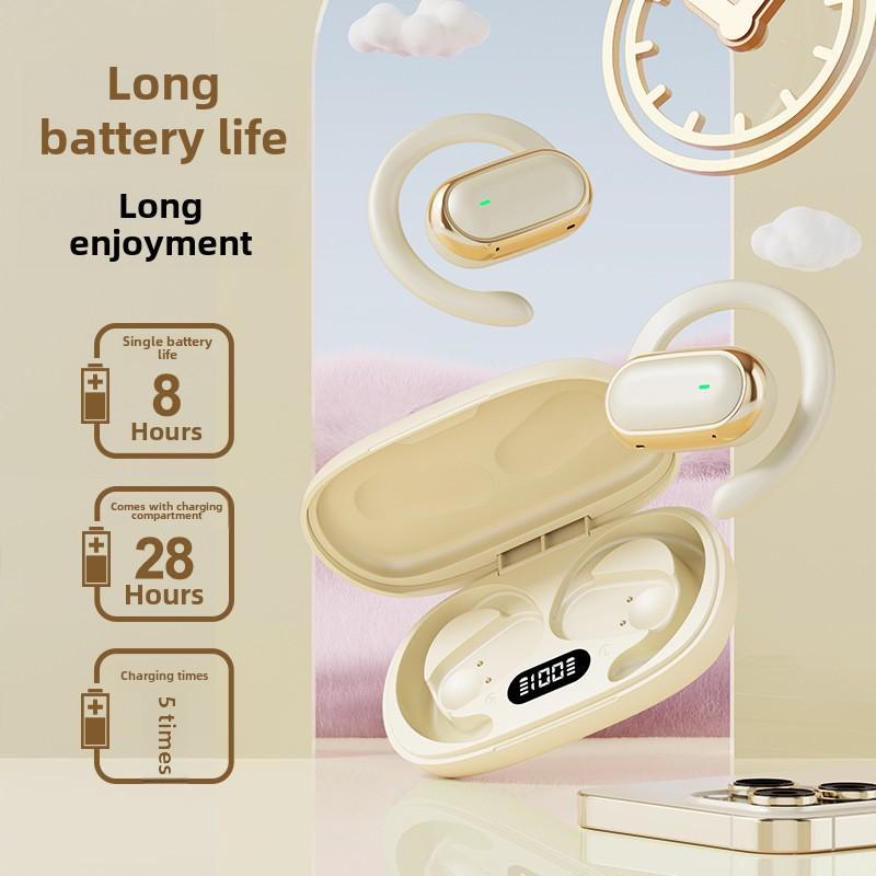 Écouteurs Bluetooth sans oreille OWS Écouteurs de sport avec longue endurance et réduction du bruit