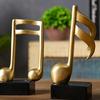Simple Musical Notes Model Advanced Ornaments Wine Cooler Tv Cabinet Living Room Home Desk  Decoration Resin Crafts Gifts