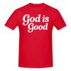 1 Piece Trendy Christian Saying Minimal Novelty 100 Cotton Tshirt God Is Good Tees Tops For Unisex