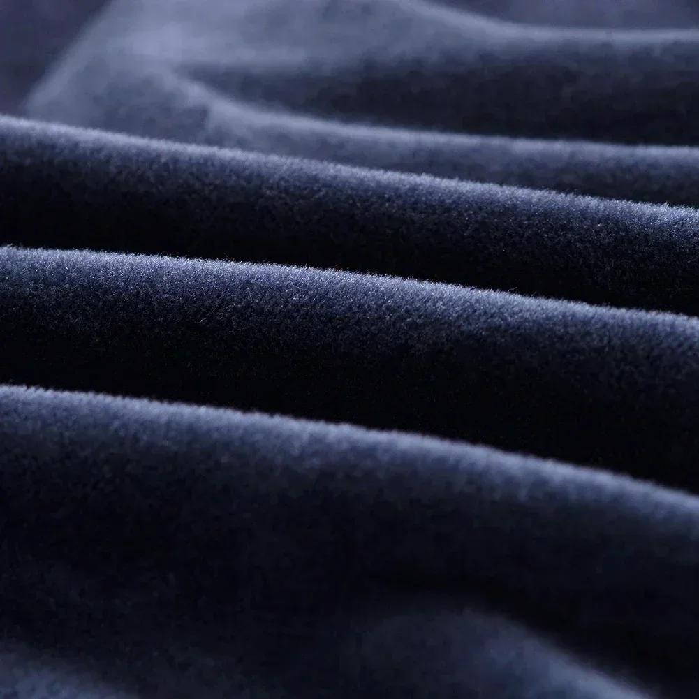 Strečové sametové potahy na pohovku, silné plyšové přehozy na pohovku, pratelné chrániče nábytku na pohovku s protiskluzným elastickým spodkem