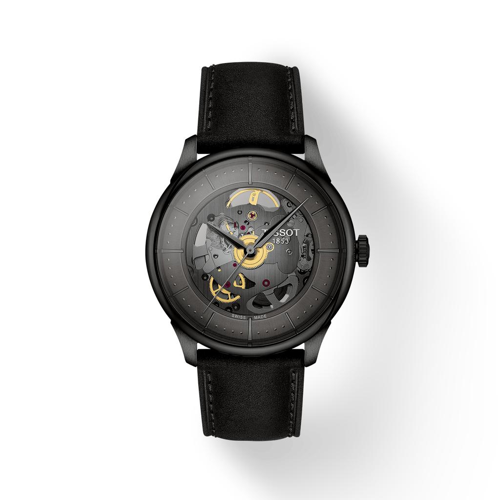 Tissot Leather Strap Men's Fashion Watch T139.836.36.441.00