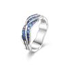 2023 925 Sterling Silver Sun Rainbow Ring Butterfly Rings Beaded for Women Original Design Luxury Fine Jewelry Gift Party