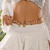 Imitation Perle Seestern Muschel Muschel Taille Kette Strandurlaub Stil Accessoire Modetrend Fransen Anhänger Körper Kette