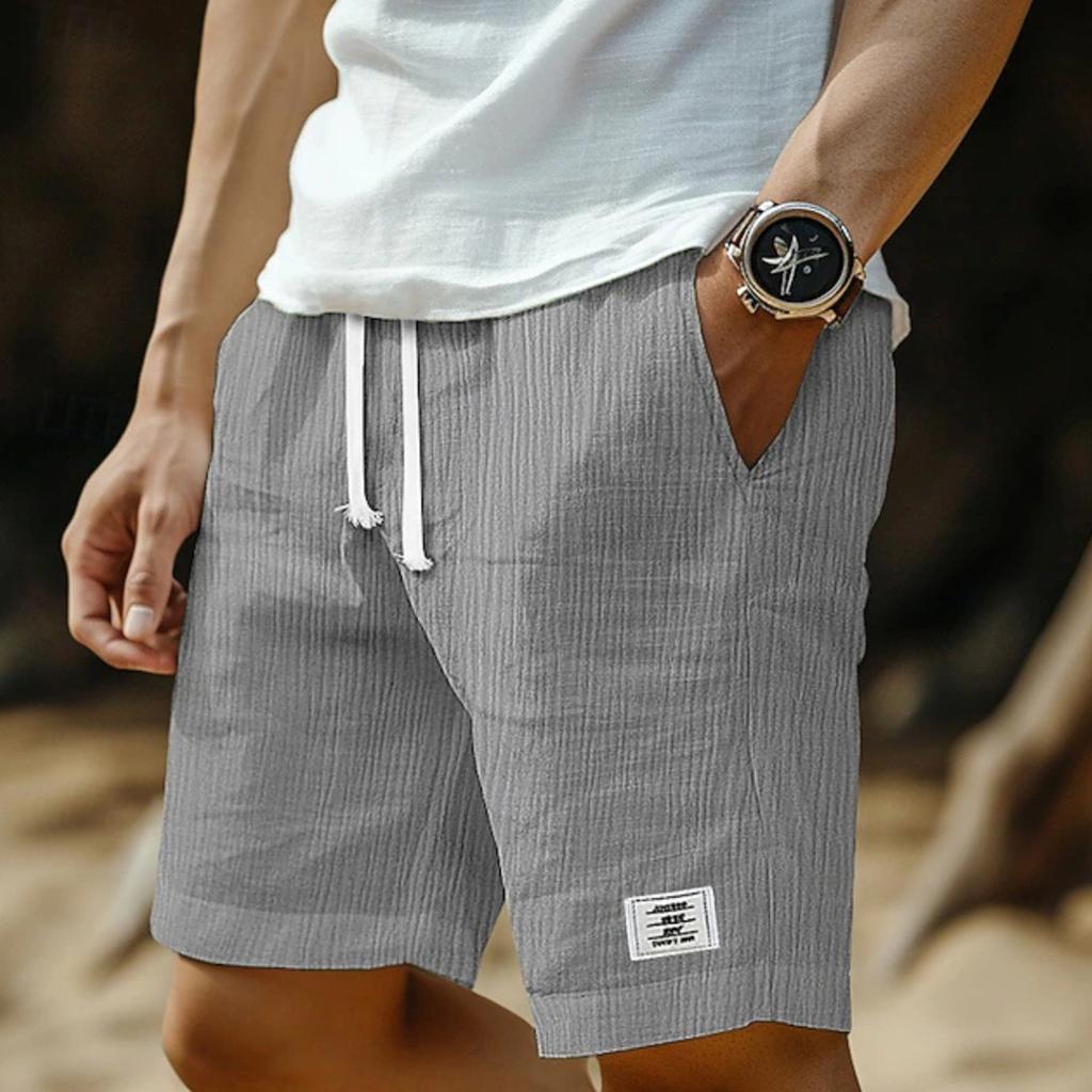 Men's Skin,friendly Breathable Drawstring Loose Jogging Casual Five Minute Shorts
