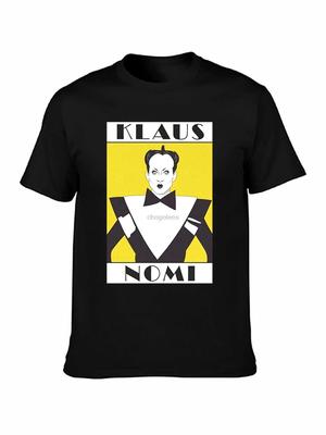 Klaus Nomi Graphic Print Black T-shirt
