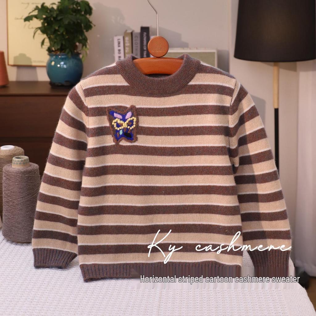 Little Sheep Baby Cashmere Sweater: Double-ply Thick Knit for Infants and Toddlers