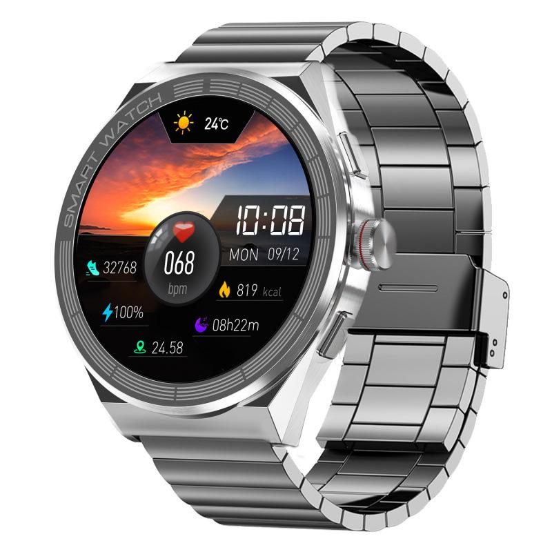 Smartwatch Pro 1.45\" Round Screen: Sport, Bluetooth Calling, NFC, Heart Rate, Alipay Enabled