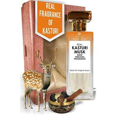 Kasturi Musk Perfume Oil, 60ml (Natural & Long Lasting) Best Perfume For Unisex