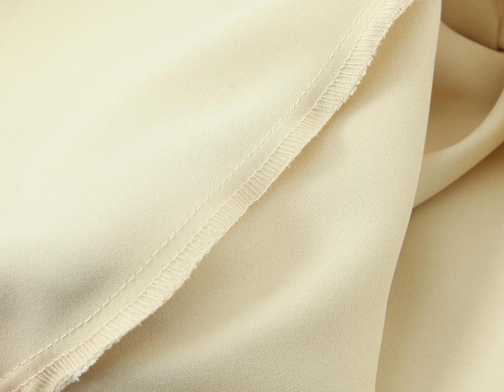 2025 Spring European & American Style Women's Silk Satin Scarf Dress