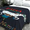 1PC Pippi Longstocking Custom Name Patterned Flannel Blanket Suitable For All Seasons for Home Decor Warmth and Comfort Gifts Holiday Present