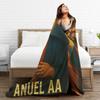 Anuel AA Rhlm 2 Album  Blanket Quality Soft Warm  Throw Blanket Autumn Travel Office Home Decor Funny Bedspread