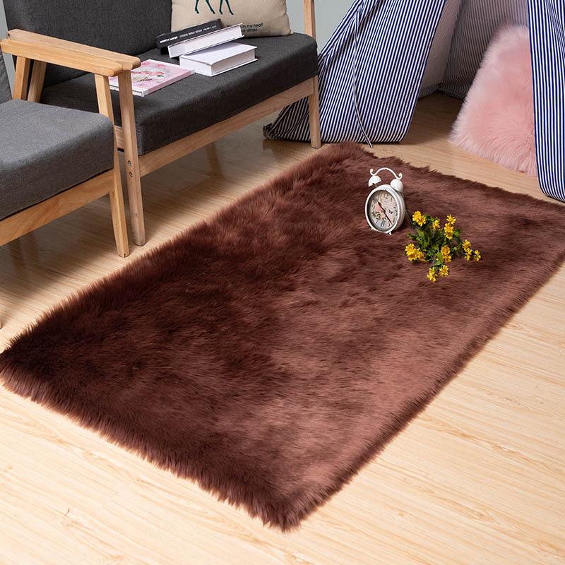 Australischer Langflor-Teppich - Rutschfeste Fußmatte für Wohnzimmer, Schlafzimmer oder Erker
