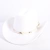 New Color Western Cowboy Hat Men's and Women's Commuting Versatile Simple Wind Wide Brim Top Hat Sun Hat