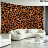 Cow Leopard Pattern Wall Tapestry Aesthetic Wall Hanging Printed Fabric Blanket Decorative Tapestries for Bedroom Living Room Home Decor