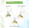 Mamaearth Rice Hair Oil 150ml + Shampoo 250ml + Conditioner 250ml | Strengthens Roots & Repairs Damage | Sulfate-Free Hair Care Set