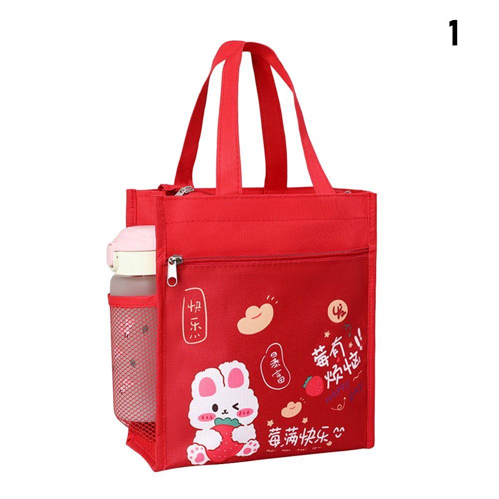 1Pcs Breakfast Organizer Insulated Thermal Bag Storage Bag Cute Cooler Warm Box Picnic Travel Cartoon Lunch Bag Kid Student
