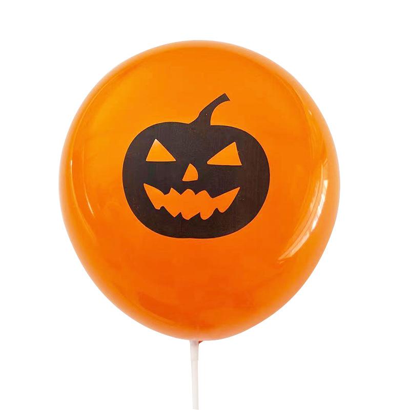 12inch Halloween Ghost Theme Party Decoration Set Skull Tombstone Latex Balloon Ghost Day April Fool's Day Surprise Party