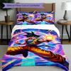 3pcs Duvet Cover Set (1*Duvet Cover + 2*Pillowcase, Without Core), DRAGON BALL Print Bedding Set, Bedroom Decor, All‑Season, Birthday Gift