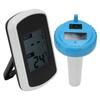 Schwimmendes Solar-Funkthermometer Wasserdicht Schwimmbad-Wassertemperaturmonitor