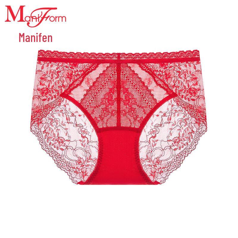 Maniform Women's Low-Rise Lace Briefs