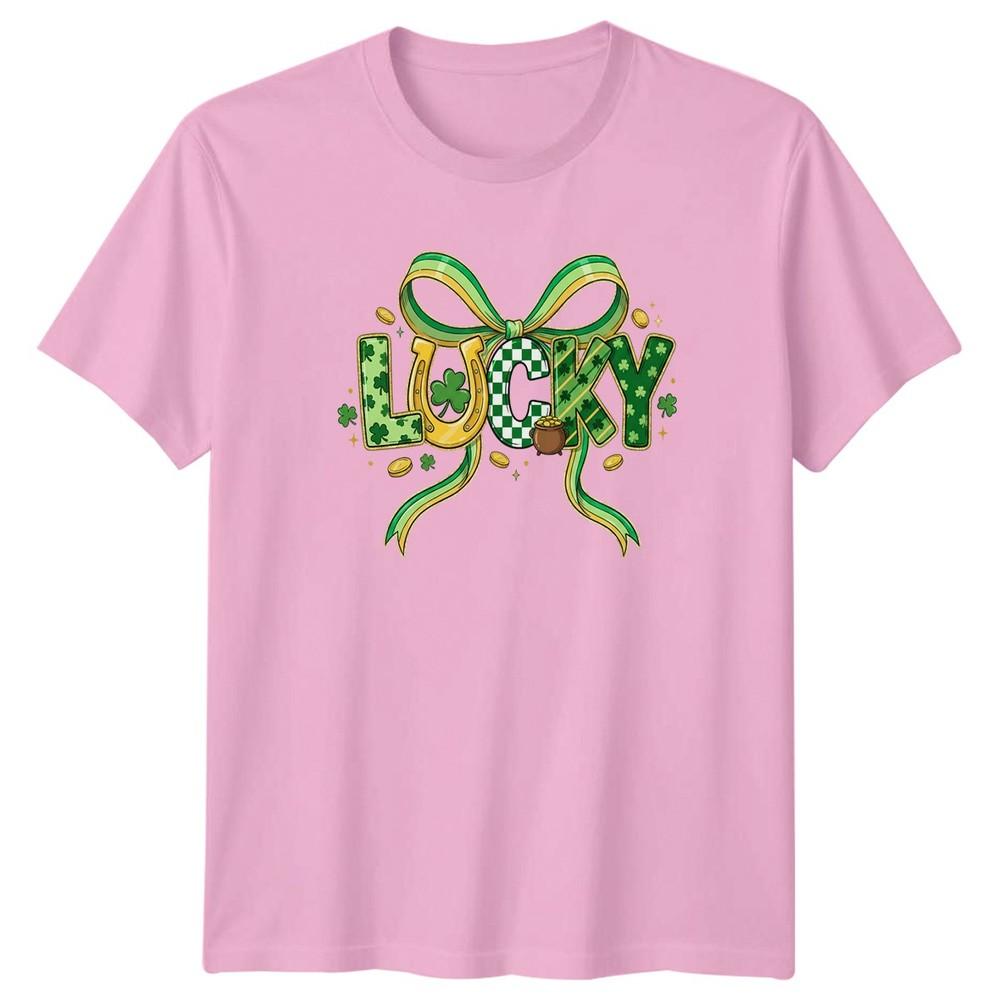 LUCKY TShirt St Patricks Day Irish Holiday Gift For Him And Her