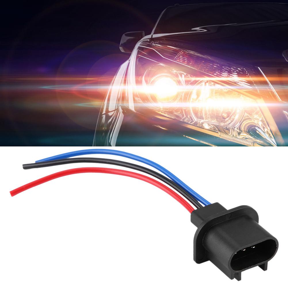 Headlamp Wiring Adapter Socket Harness Male Head with Cable