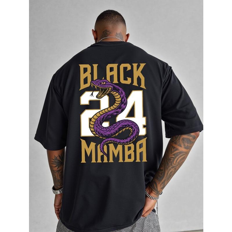 

Men S Large Size T-Shirt | Short Sleeve, Loose Fit, Comfortable Fashion Crew Neck Top,Casual Summer Top | T-shirt with Pattern Print 4XL чорний