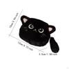 Cat Face Purse with Zipper Cartoon for Boys Girls Kids Child Gift