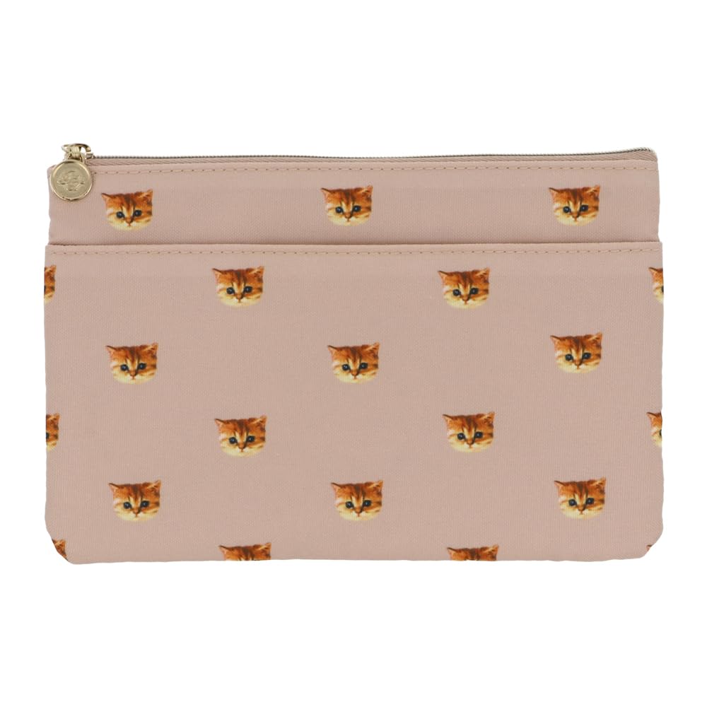 Marks Maternal and Child Health Handbook/Medication Book Case, Accordion Type, Paul & Joe La Puppetrie, Chrysanthemum Pink, PAJ-PO8-PK