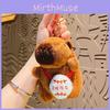 Adorable Plush Capybara Keychain Perfect Exam Success Charm Ideal Graduation Gift