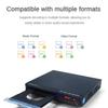 HD 1080P Home Disk Drive CD Player High Quality Sound Effects Videodisk Player Eye Protection DVD Player 23X20X4cm