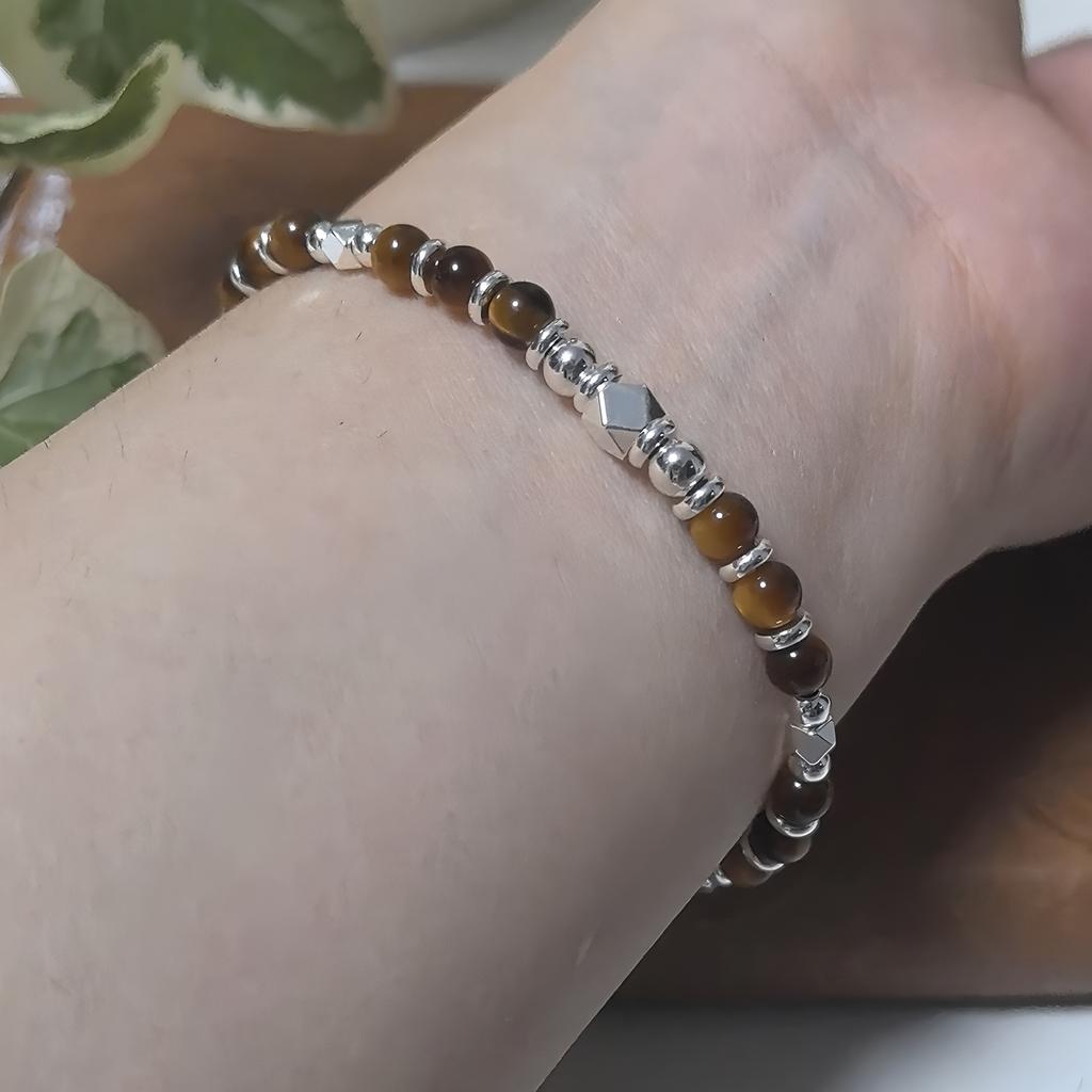 Beautiful Beads Original Polyhedral Beaded Bracelet Handmade Gift for Yourself Good Mood Bracelet