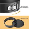 3pcs Carbon Steel Cake Mold Baking Tools Live Bottom Baking Pan Tool  Home Kitchen