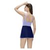 PULASSI Women's Skirted Swimsuit Plus Size Slimming Conservative Beachwear Swimwear