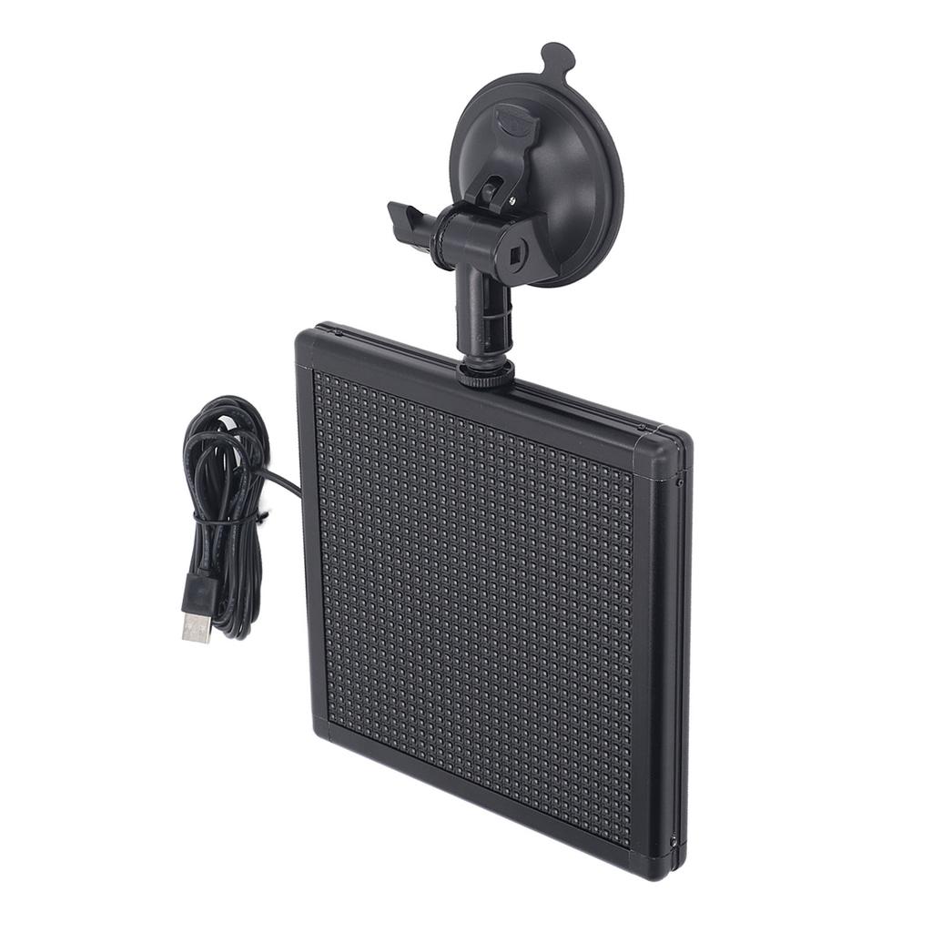 LED Car Sign 185x185x22mm 32x32 Resolution Wifi APP Control Programmable LED Sign Board