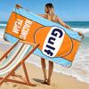 Asciugamano da spiaggia Gulf Heritage morbido da spiaggia Asciugamano morbido per piscina all'aperto da mare nuoto Comfort Stampa alla moda Asciugamani da viaggio e per le vacanze