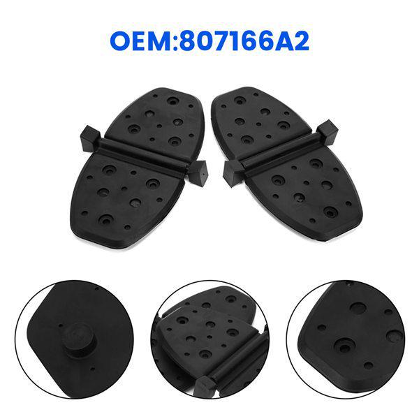 1 Pair of Exhaust Damper Water Gate Kit for Mercury Mercruiser V6 (807166A2)