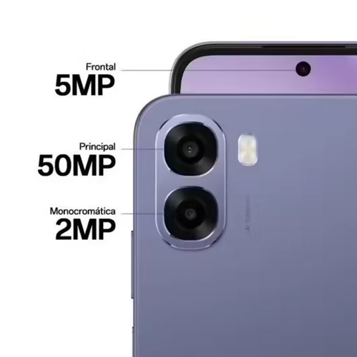 Smartphone OPPO A6x 5G 4Go Ram 128Go Noir Violet Dimensity 6300 6100 mAh - EU Version - Very Good Condition