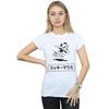 Disney Womens/Ladies Mickey Mouse Skating Cotton T-Shirt