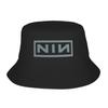 Nine Inch Nails Rock NIN Kbelíková čepice Letní plážová pokrývka hlavy Merch Rybářské klobouky pro venkovní sport Unisex Bob čepice Skládací
