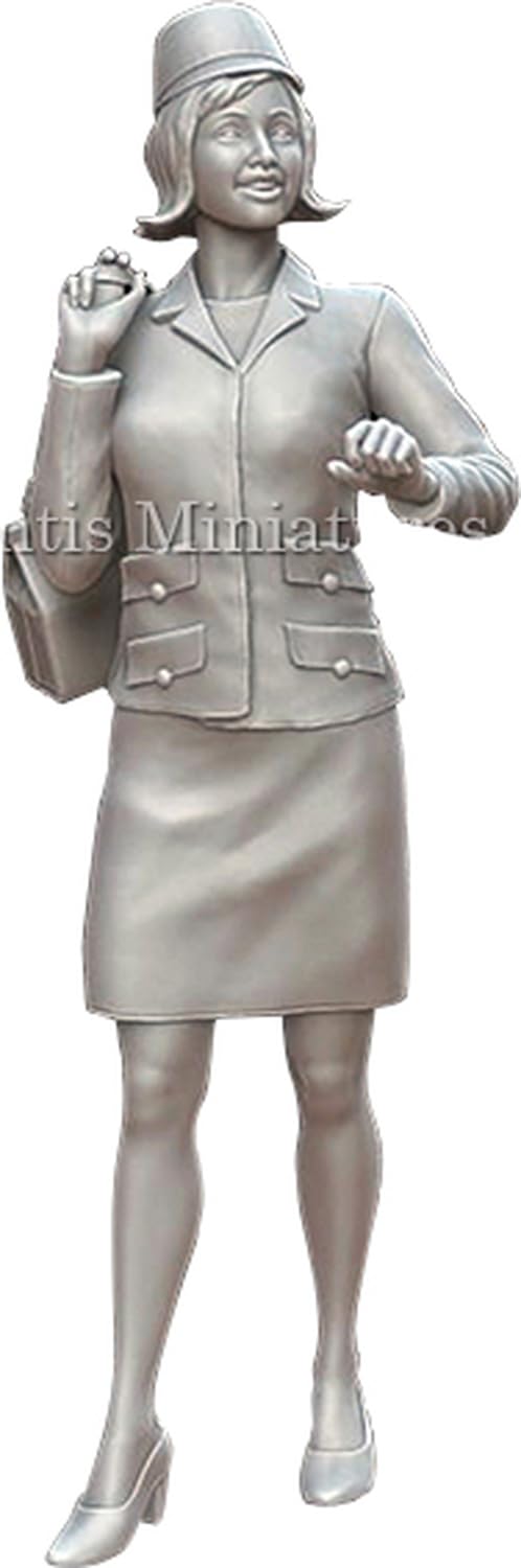 

Mantis Miniatures 1/35 Scale Resin Kit: Modern Lufthansa Female Flight Attendant, 1960s, Man35205 (Person)
