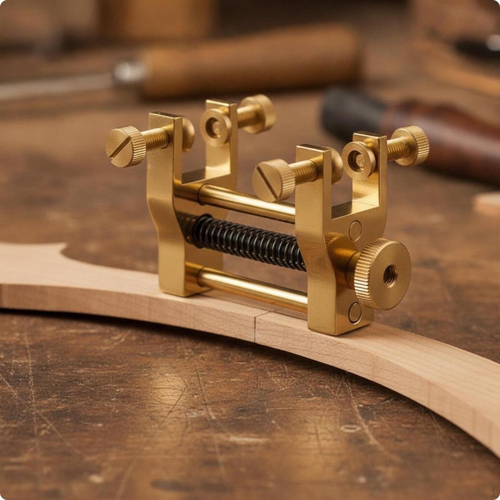 Brass Violin Repair Clamp Precision Luthier Sturdy Crack Tool