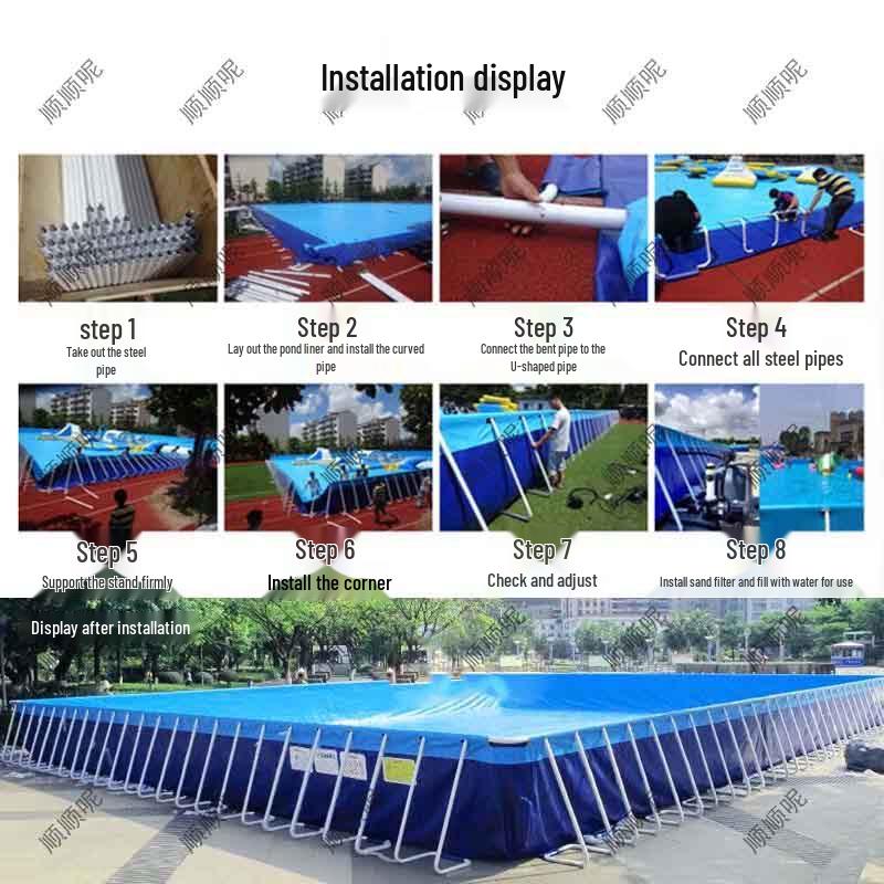 Large Outdoor Frame Swimming Pool