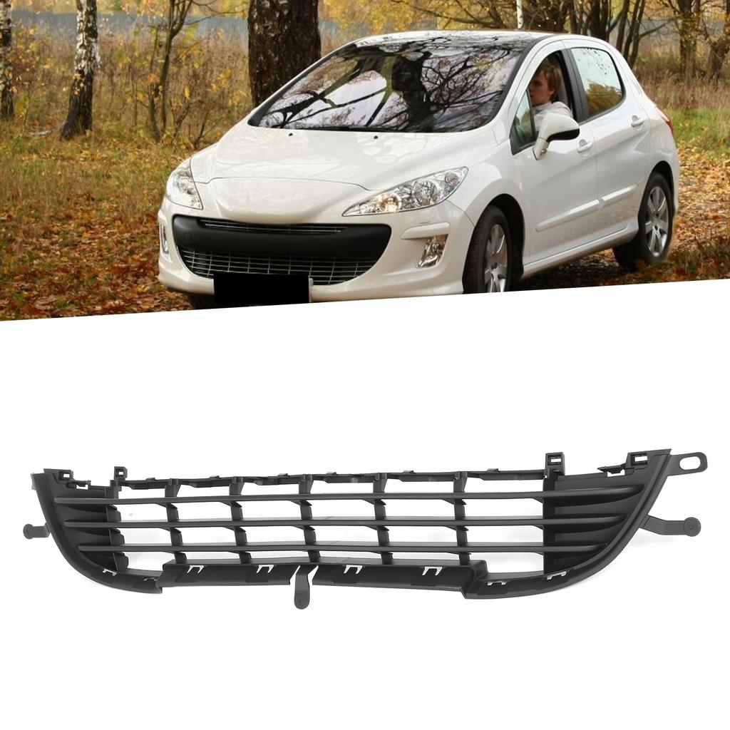 Front Bumper Lower Center Mesh Grille Replacement 7422.C3 Fit for PEUGEOT 207 2009?2012
