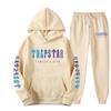Cross-border New Sweater Set Trapstar Letter Casual Street Youth Fleece Sweater Sweatpants Sports Cover