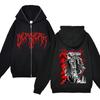 European and American fashion zippered sweatshirt Full Zip Up Hoodies