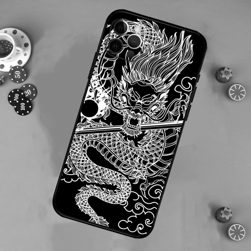 DRAGON TATTOO JAPANESE Phone Case For iPhone 17 Air 16 15 14 13 12 11 Pro Max 12 13 Mini 15 16 Plus 16e Cover Funda